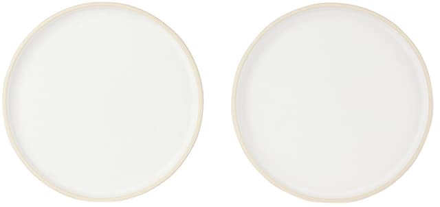 White Otto Large Plate Set