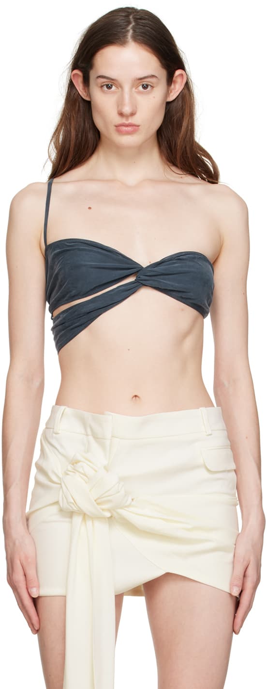 Navy 'Le Bandeau Espelho' Tank Top