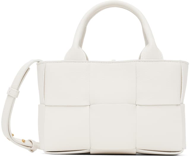 White Mini Arco Tote