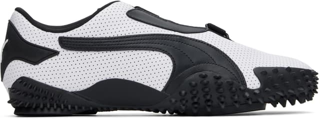 White Mostro Perforated Sneakers
