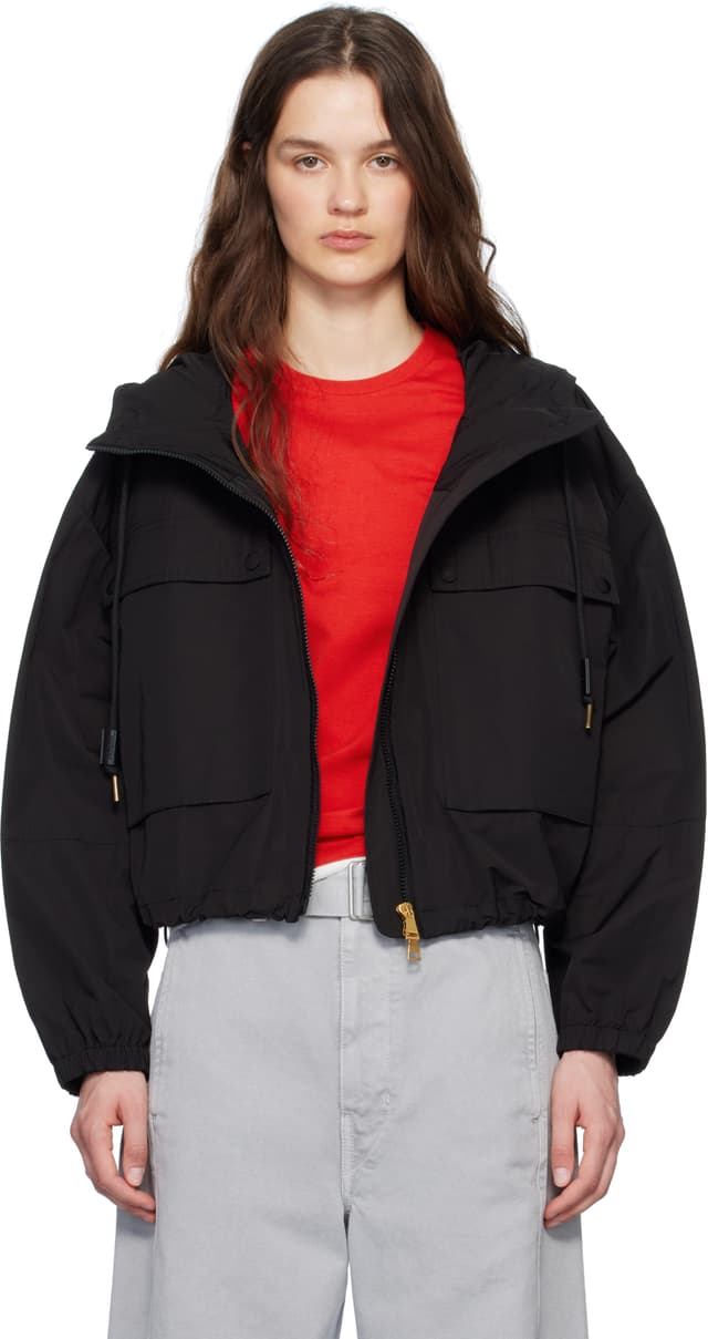 Black Sauvan Hooded Jacket