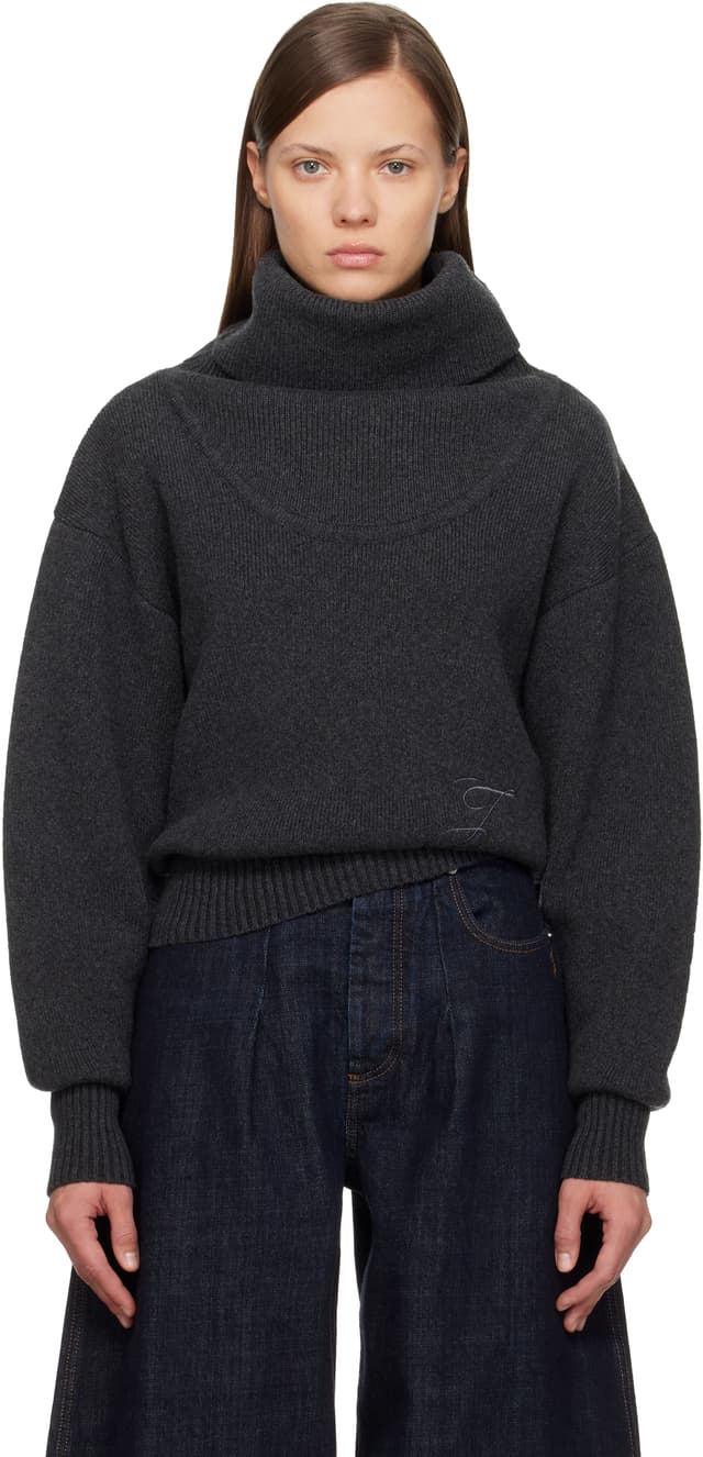 Gray 'The Pallone' Sweater