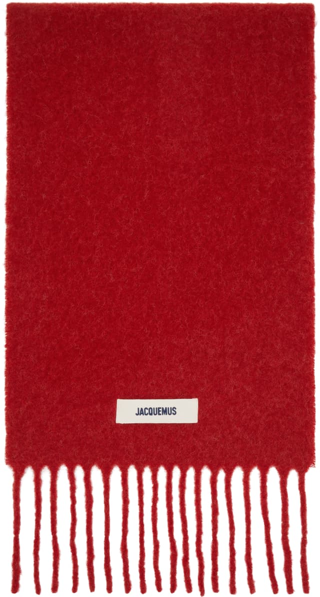 Red 'The Carro' Scarf