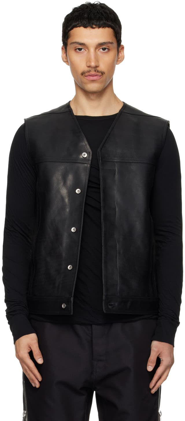 Black Temple Work Vest