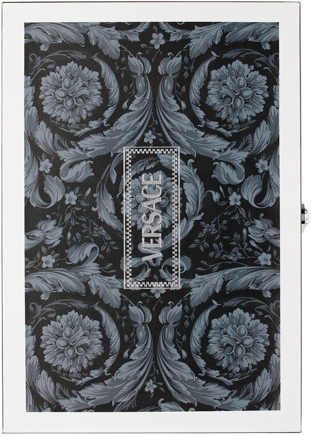 Black & Blue Barocco Backgammon Set