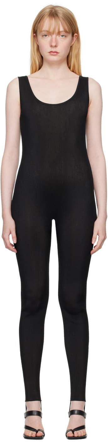 Black Stirrup Bodysuit