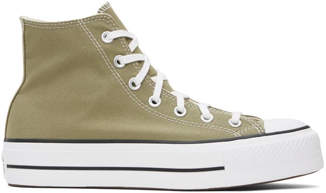 Khaki Chuck Taylor All Star Lift Platform Sneakers