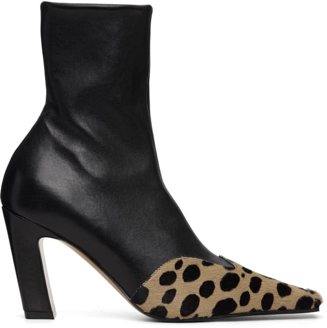 Black Nevada Stretch High Boots