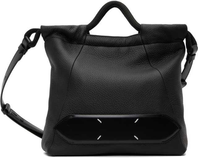 Black Soft 5AC Drawstring Small Bag