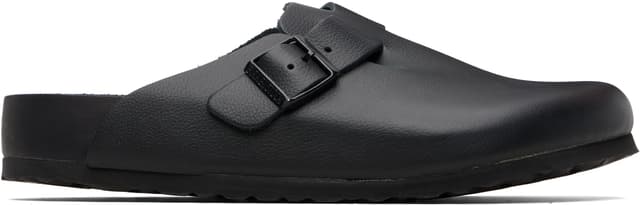 Black Regular Boston Slip-on Loafers
