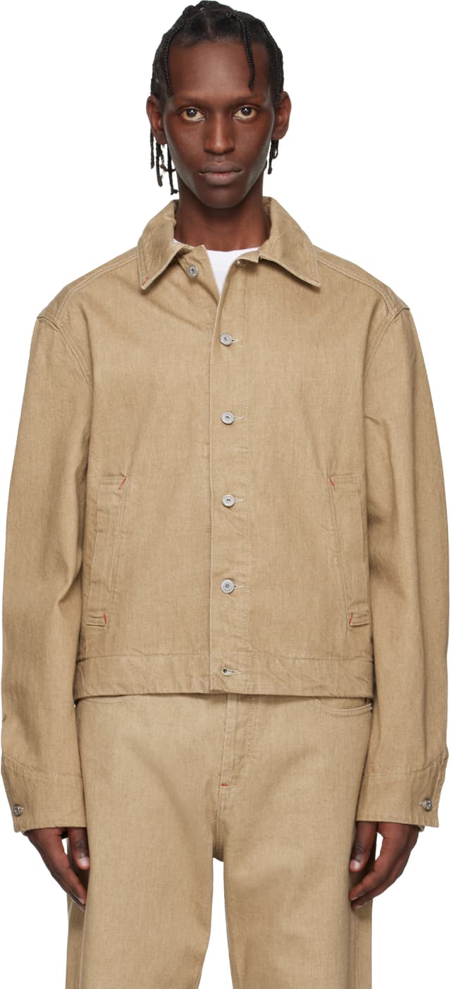 Beige 'The Mirada de-Nîmes' Denim Jacket