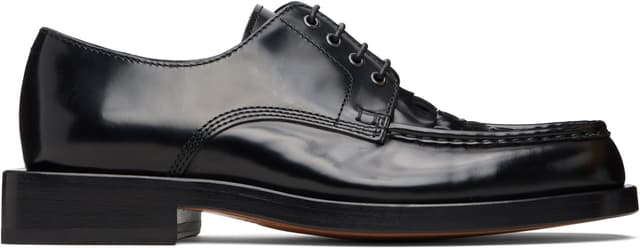 Black La Croisière 'The Woven' Derbies