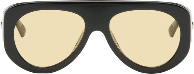 Black Osservatorio Aviator Sunglasses